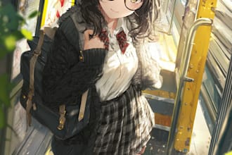 draw fanart , anime character , illustration just for you