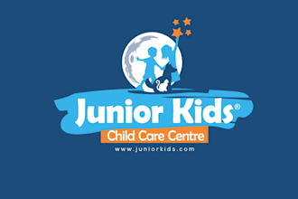 create modern brand identity children logo design