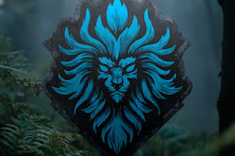 design a custom fantasy gaming or youtube channel logo