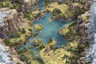 create an amazing world or regional custom fantasy map