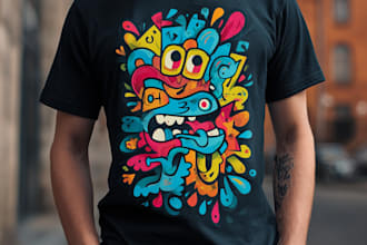 vintage military skull mascot logo custom t shirt design