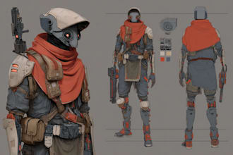 design your sci fi and star wars character