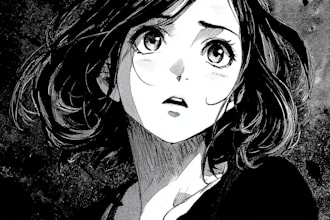 draw your idea in a comic , manga , anime style