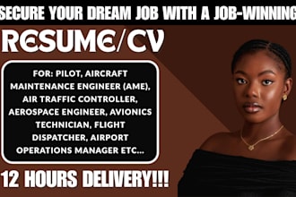 write an ats optimized resume for aviation pilot flight attendant aerospace, CV