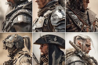 draw 2d game art military character design