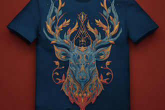 make vintage retro tshirt design for you
