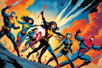 do your comic book cover or book