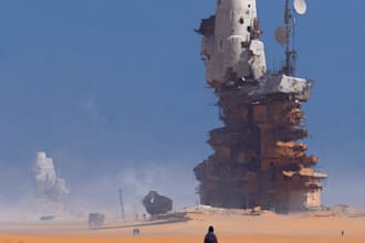 draw sci fi illustration and sci fi concept art