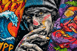 design graffiti designs, murals and wall arts