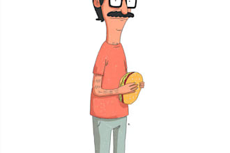 draw you in bobs burgers style