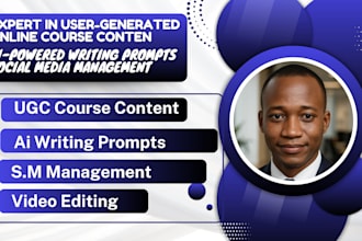 ghostwrite ugc ebook n onine course, help on social media management for 2026