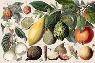 paint a botanical watercolor illustration