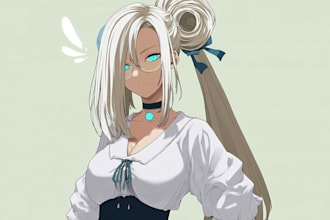draw beautiful and cute anime art