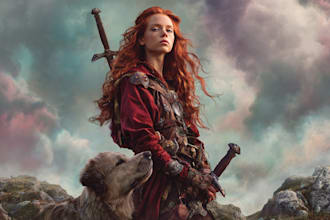 fantasy book cover design or fantasy book cover