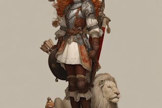 make a character art or rpg character, character design
