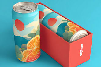 do a amazon packaging box and label design