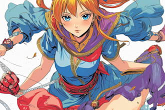 draw anime manga illustration