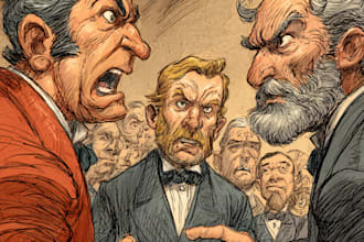 create political and editorial cartoons