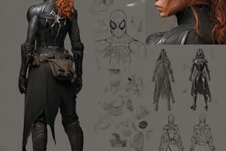 draw a any super hero character