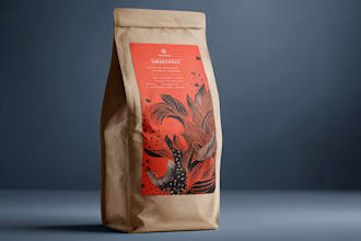 do coffee packaging, coffee bag, label design