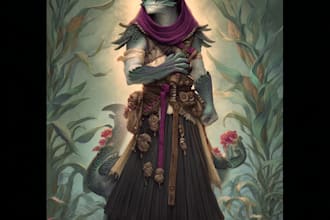 illustrate any art, characters and creatures