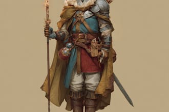 create epic dnd character art for campaigns
