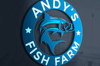 create good looking vintage retro and mascot fishing logo