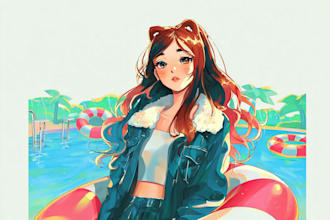 draw any characters and couples in my anime artstyle