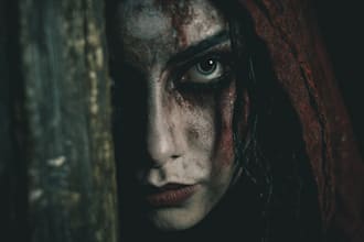 make a dark horror and fantasy horror character