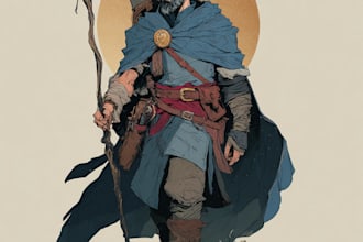 draw your dnd character art