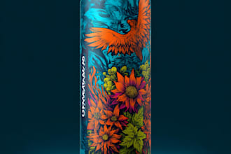 create organic product packaging or label design