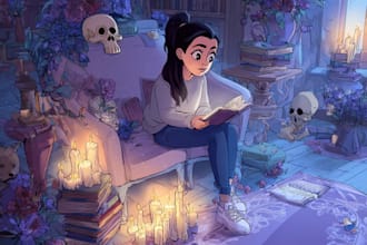 design a book cover for cozy mystery