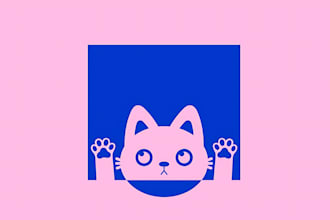 design outstanding dog, cat, or pet logo