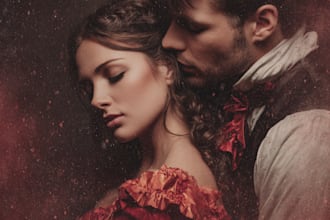design stunning romance book cover or adult book cover
