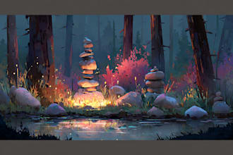 create high quality and affordable environment art