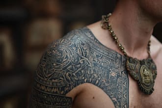 design a custom tribal tattoo and ornamental prints