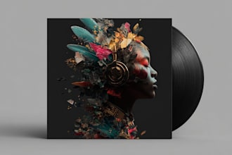 design album or single cover art