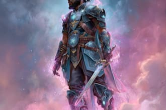 make fantasy character art and fantasy concept art