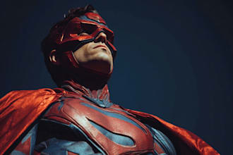 design original superhero character
