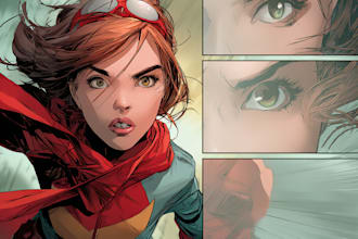 draw you into superhero comic book