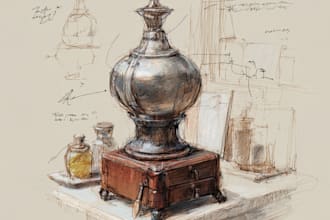 concept sketching arts about objects