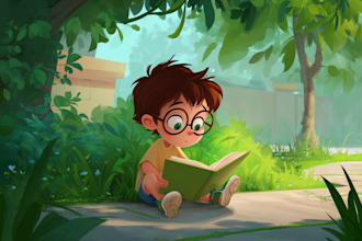 draw children illustrations for books