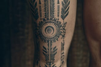 a tattoo design of tattoo sleeve