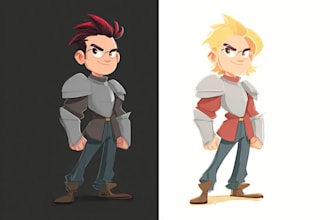 draw cute, simple and funny cartoon