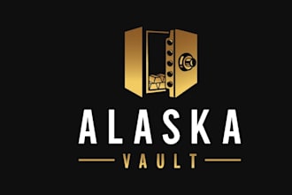 create good looking bank logo with hand drawn style