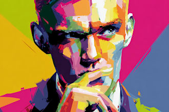 make a beautiful wpap pop art portrait