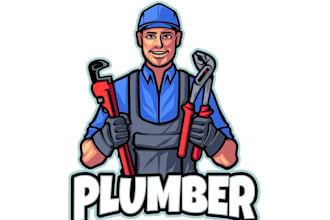 design professional plumbing logo for your business or service