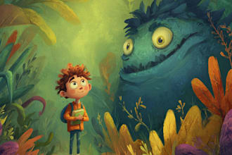 design children story book illustration