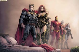 make a superhero character