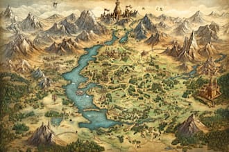 draw fantasy maps and city maps